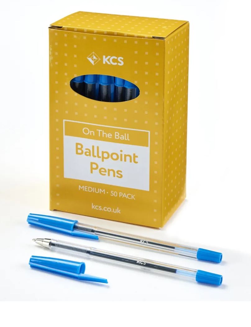 Ballpoint Pens Blue (Box of 50)