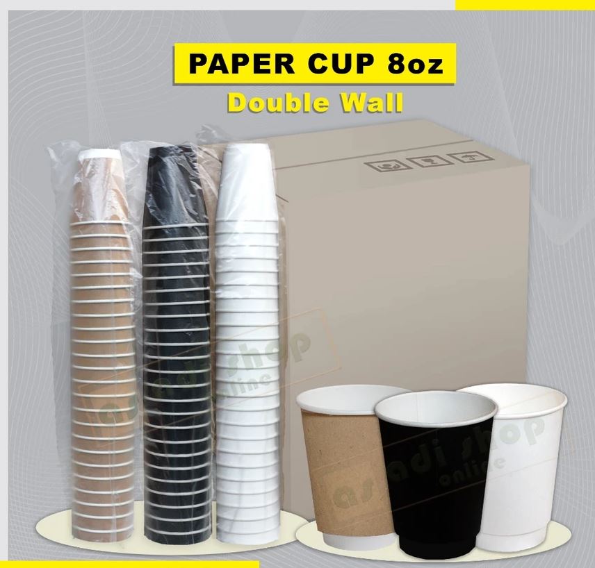 Paper Cups 8oz Double Wall